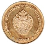 9040 - Venerável Ordem Terceira de S.Francisco da Previdência * Hospital -- Assistência Social - Escola - Bronze Dourado - 1969A08BD - S