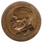 9054 - Visita do Presidente Americo Thomaz ao Brasil * Hom. da Comunidade Luso-Brasil de SP - Bronze - 1972A33B - S