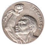 9113 - Centenário da Abolição da Escravatura no Ceará (CMeB) - Prata (900) - 1984A09P - S