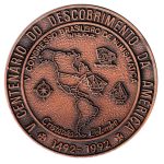 9131 - SNB - V Centenário do Descobrimento da America - V Congresso Brasileiro de Numismática - Bronze - 1992A01B - FC