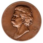 8763 - Carlos Gomes - Honrou a Arte Musical no seu Paiz (Girardet) - Bronze - 1898A04B - S