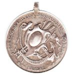 8781 - Fed. Brasil. das Sociedades do Remo - Pareo de 24 de Setembro de 1905 - Prata - 1905A14P - S