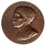 8787 - Homenagem do Governo Brasileiro a Ruy Barbosa - Bronze - 1907A01B - S/FC