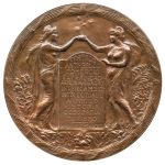 8854 - Visita do Presidente da Argentina - General Agustin P. Justo ao Brasil * Tratado Anti-belico (Girardet) - Bronze - 1933A01B - S/FC