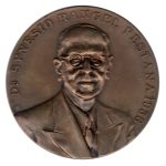 8872 - Dr. Synesio Rangel Pestana - 40 Anos de Serviço- Santa Casa de Misericórdia de SP - Bronze - 1938A08B - S