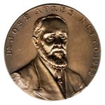 8878 - 40 Anos de Serviço do Dr. José Ayres Neto * Santa Casa de Misericórdia de São Paulo - Bronze - 1942A03B - S/FC