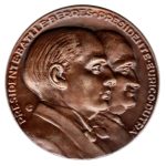 8897 - Visita do Presidente Battle Berres do Uruguai ao Brasil (Leopoldo Campos) - Bronze - 1948A05B - S/FC