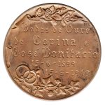8902 - Bodas de Ouro Corina e José Bonifácio de Andrade e Silva (B. Ribeiro) - Bronze - 1949A18B - S