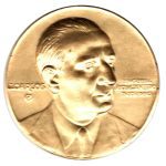 8907 - Exposição Retrospectiva da Assoc. Brasileira de Desenho * Homenagem a J.Carlos (L. Campos) - Bronze Dourado - 1950A23BD - S/FC