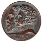 9051 - 4a. Exposição Filatélica Interamericana * Tiradentes e D. Pedro I - Bronze - 1972A03B - S