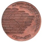 9122 - Sesquicentenário do Instituto Histórico e Geográphico Brasileiro (CMeB) - Bronze - 1988A06B - S