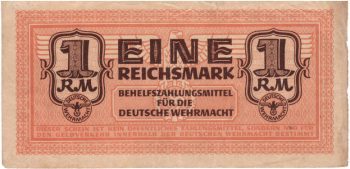 4908 - Alemanha (Dinheiro Militar - WWII) 1 Reichsmark - S.M36 - MBC