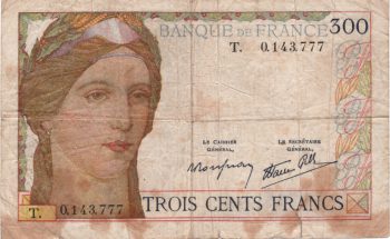 4833 - França 300 Francos - P.87.a - BC/MBC