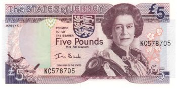 5177 - Jersey (Elisabeth II) 5 Libras - P.27.a - FE