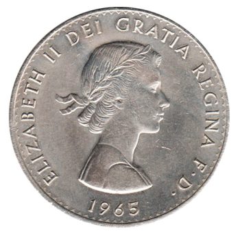 7419 - Grã Bretanha 1 Coroa 1965 - Sir Wiston Churchill - Cu.Ni. - Km.901 - FC