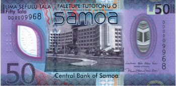 5953 - Samoa (polímero - 2023) - 50 Tala - P.W50 - FE