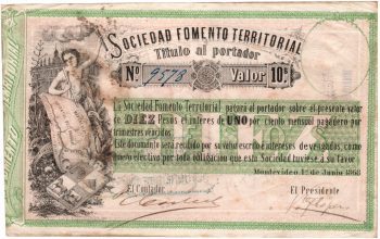 6358 - Uruguai (Sociedad Fomento Industrial) 10 Pesos - S.481 - S