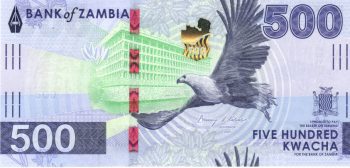 6515 - Zambia (bufalo) 500 Kwacha - P.W67 - FE