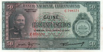 5859 - Guiné Portuguesa - 50 Escudos - P.40.a - FE