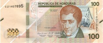 5071 - Honduras (2022) - 100	Lempiras - P.W112 - FE