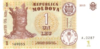5597 - Moldavia - 1 Leu - P.21 - FE