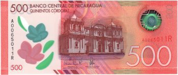 5725 - Nicaragua (polímero) - 500 Cordobas - P.214.a - FE