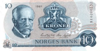 5740 - Noruega 10 Kroner - P.36.c - FE