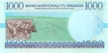 5919 - Rwanda - 1000 Francos - P.27.a - FE