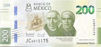 5592 - México - 200 Pesos - P.W140 - FE