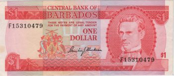 4481 - Barbados - 1 Dolar - P.29.a - FE