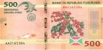 4600 - Burundi - 500 Francos - P.50 - FE