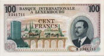 5466 - Luxemburgo - 100 Francos - P.14.a - FE