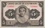 5466 - Luxemburgo - 5 Francos - P.43.a - S