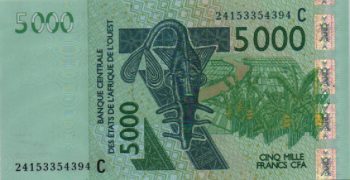 6428 - WAS - Burkina Faso - 5000 Francos - P.W317Cx - FE