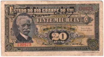 1173 - 20000 Réis - série D - Bônus do Estado do Rio Grande do Sul - 1932 - A.101 - MBC