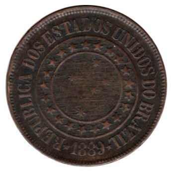 3454 - 40 Réis 1889 - B.816 - S