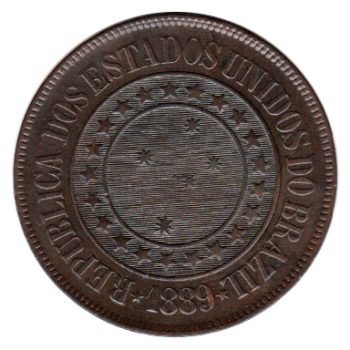 3453 - 40 Réis 1889 - B.816 - S/FC