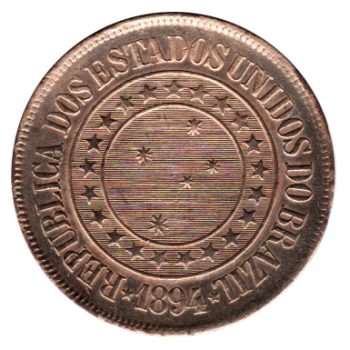 3458 - 40 Réis 1894 - B.818 - S