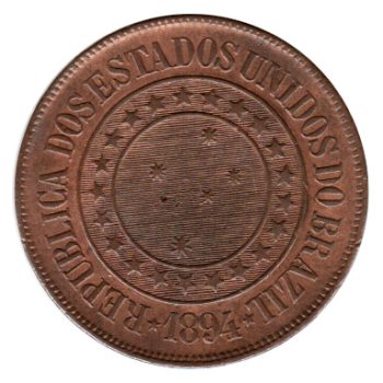 3457 - 40 Réis 1894 - B.818 - S/FC