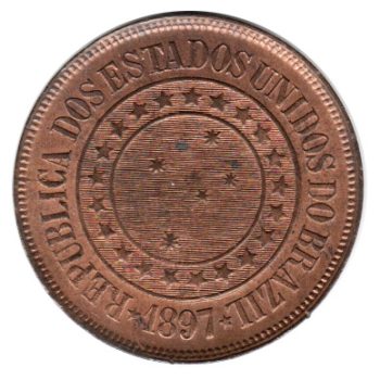 3460 - 40 Réis 1897 - B.821 - S/FC