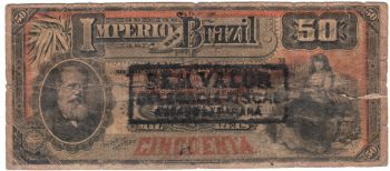1027 - 50000 Réis - Império do Brasil - 6a.estampa - Recolhida - BC - 1888