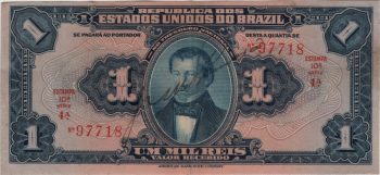 1040 - 1000 Réis - 10a.estampa - R.077 - MBC/S - 1919