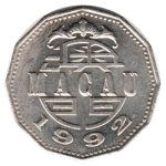 7533 - Macau	5 Patacas 1992 - Km.56 - FC