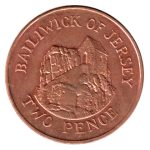 7492 - Jersey 2 Pence 1992 - Km.55 - S/FC
